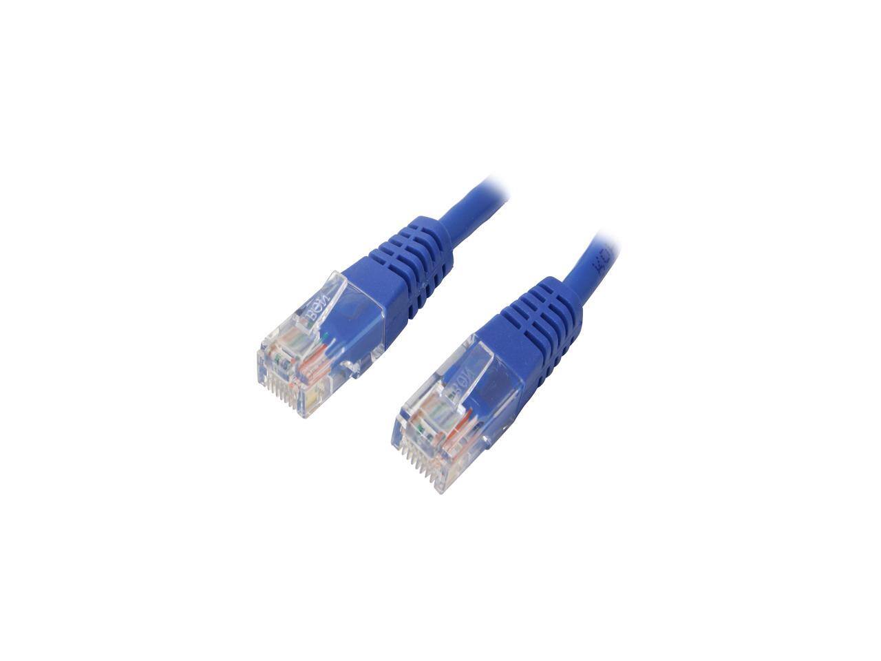 Front. StarTech.com - StarTech.com M45PATCH15BL 15 ft. Cat 5E Blue Network Cable.