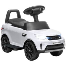 Qaba - Land Rover Licensed 6V Ride on Push Car, 2 in 1 Sliding Car, Battery Electric Car with Lights Music for 18-60 Months