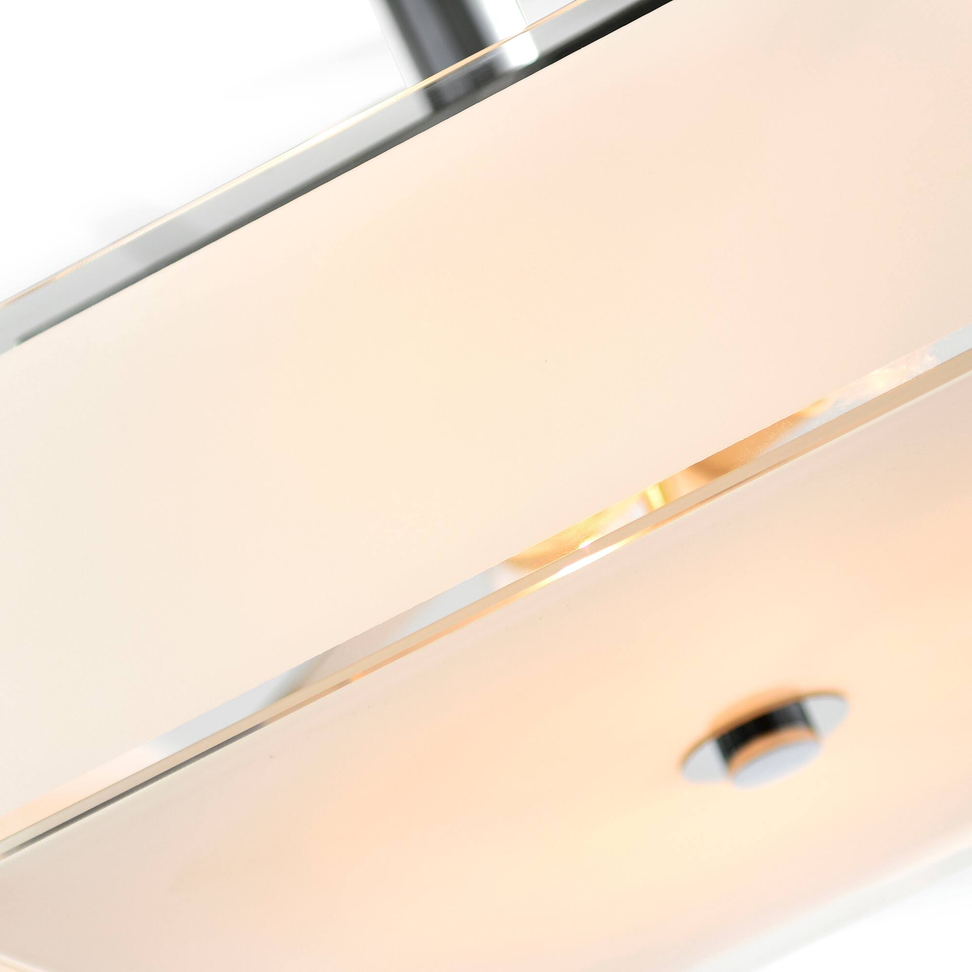 Alt View 1. CWI Lighting - Lucie 3 Light Drum Shade Chandelier With Chrome Finish - Chrome.