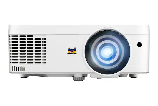 Front. ViewSonic - LS560WH 3000 ANSI Lumens WXGA Short Throw LED Business/Education Projector - White.