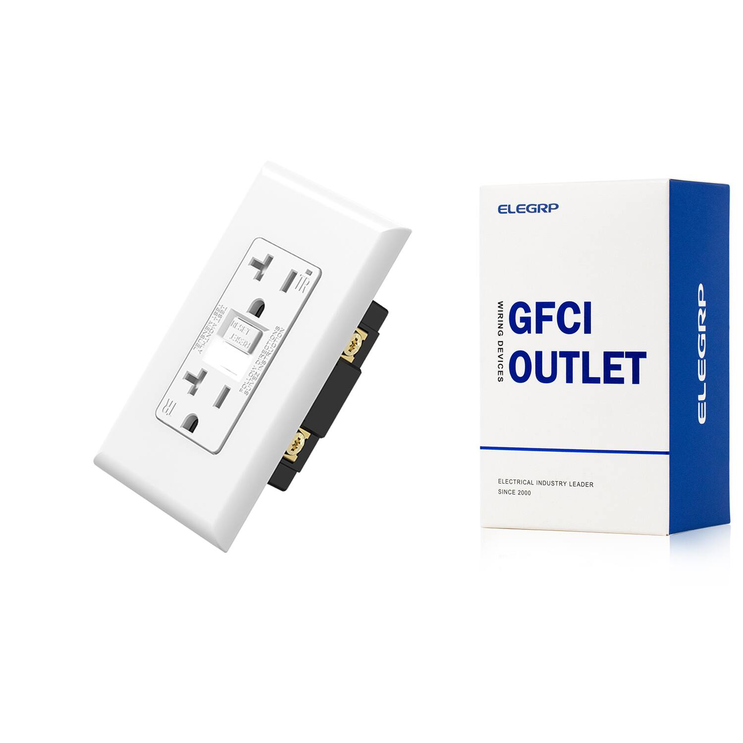 ELEGRP GFCI OUTLET  
ELECTRICAL INDUSTRY LEADER SINCE 2000