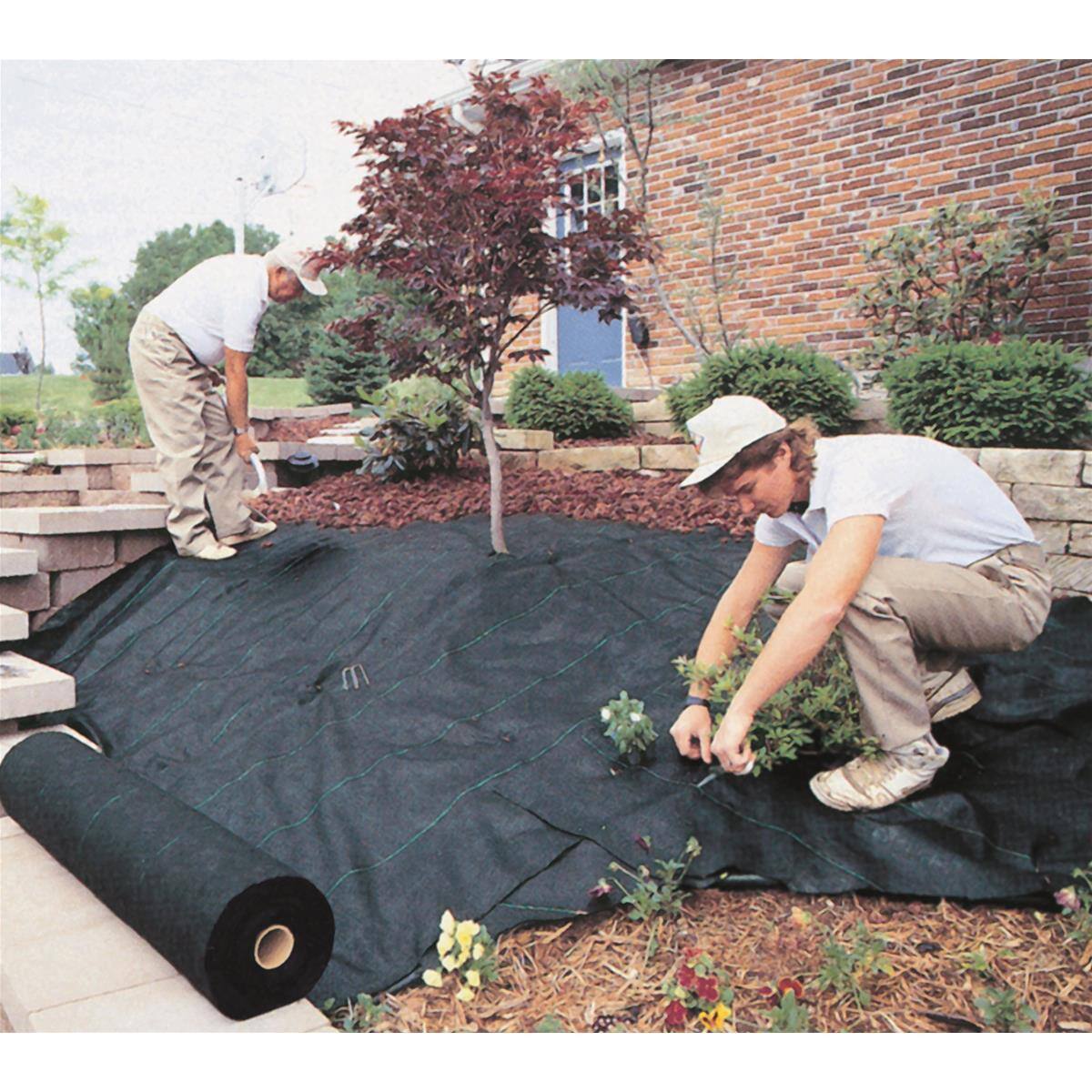 Alt View 7. DeWitt - DeWitt 20 Year 4.1oz 3' x 250' Home & Commercial Landscape Weed Barrier Fabric - Brown.