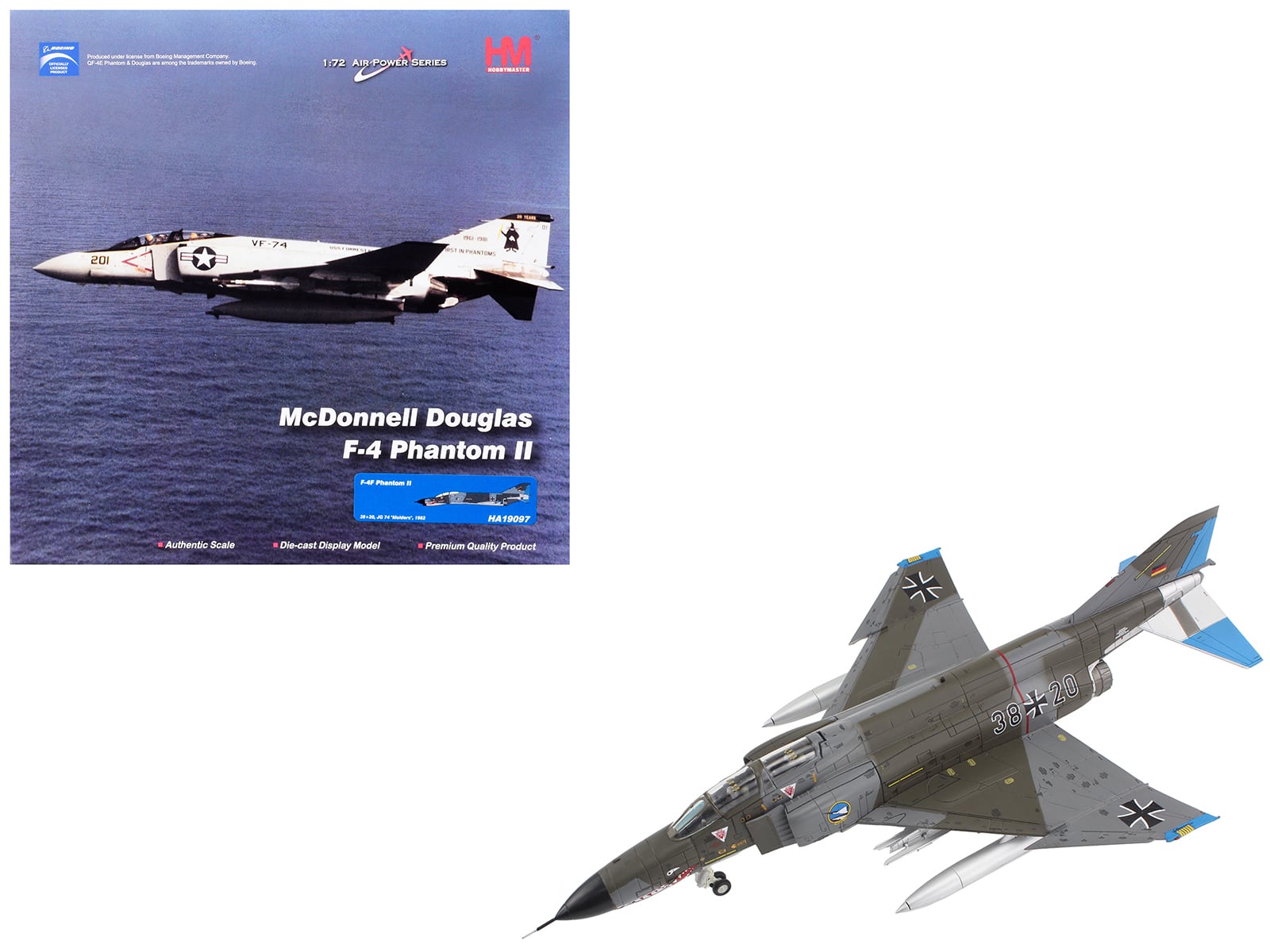 McDonnell Douglas F-4F Phantom II Fighter-Bomber Aircraft German Luftwaffe 1/72 Diecast Model by Hobby Master price history on PriceWatchPro