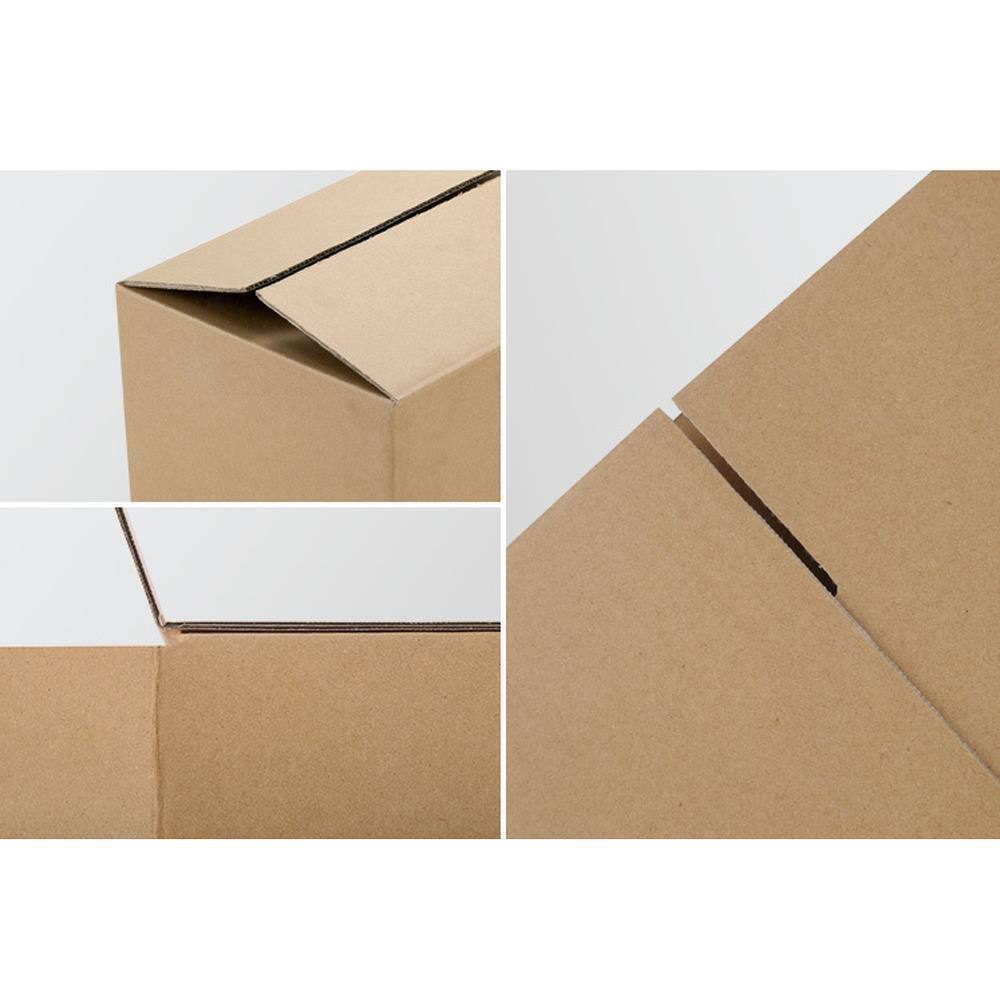 Alt View 5. Winado - 100 8x6x4 Cardboard Paper Boxes Mailing Packing Shipping Box Corrugated Carton Recyclable Kraft Carton for Packing New.