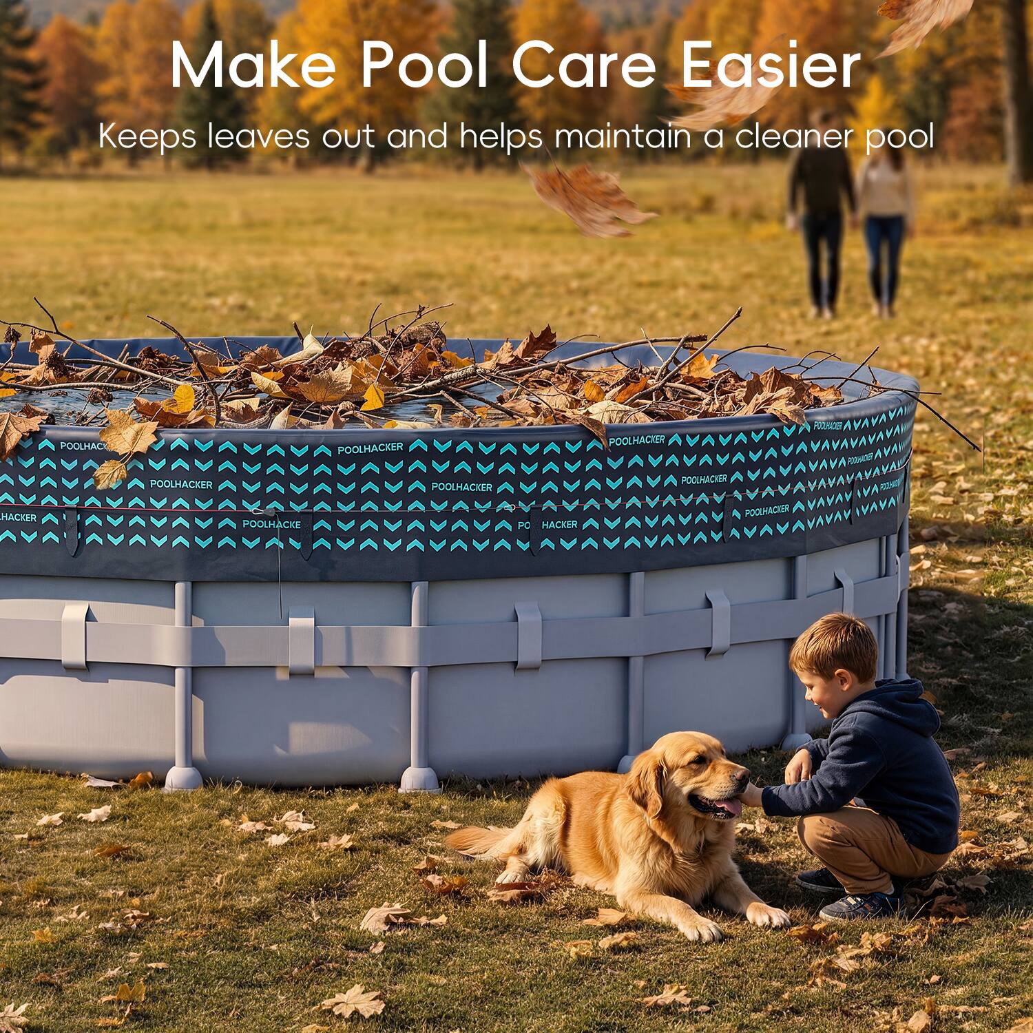 Make Pool Care Easier  
Keeps leaves out and helps maintain a cleaner pool