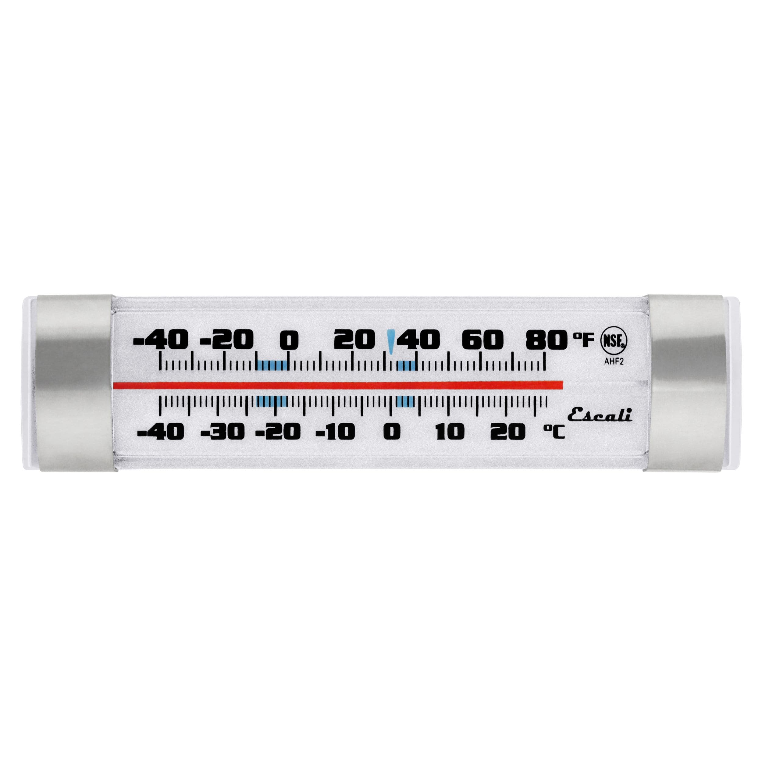 Escali - Refrigerator Freezer Tube Thermometer - White/Silver