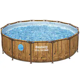 Bestway - Steel Pro Max: Splashview Pool Set - 14' x 42" - Brown