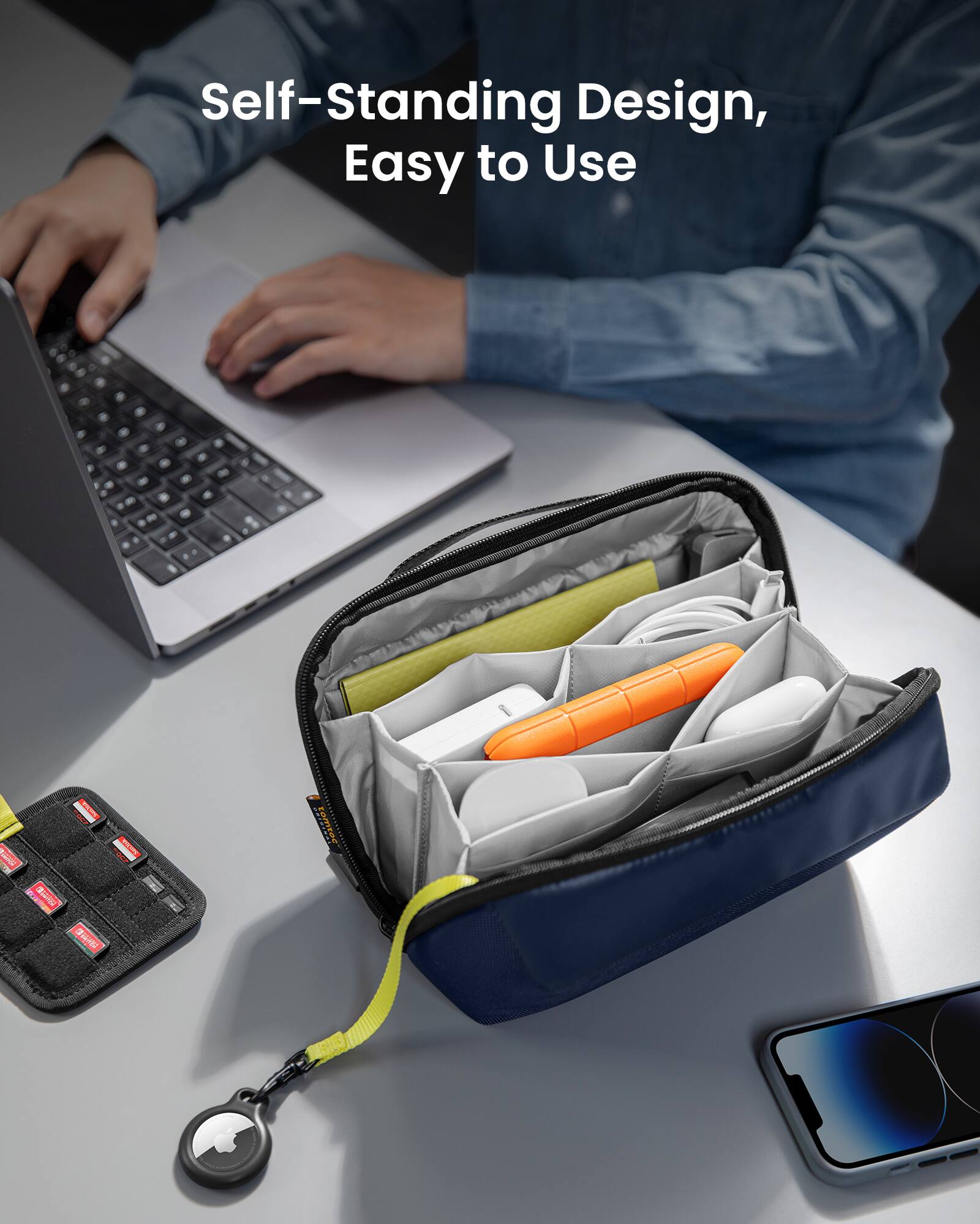 Self-Standing Design, Easy to Use