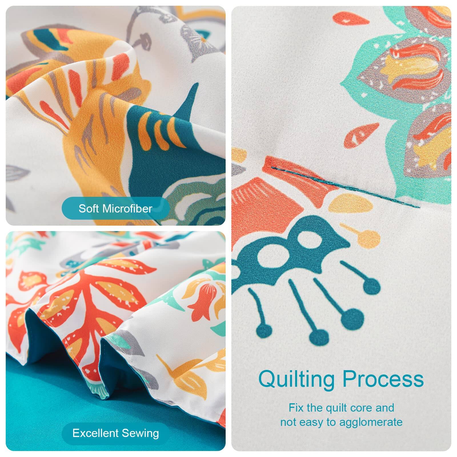 - Soft Microfiber
- Excellent Sewing
- Quilting Process
- Fix the quilt core and not easy to agglomerate