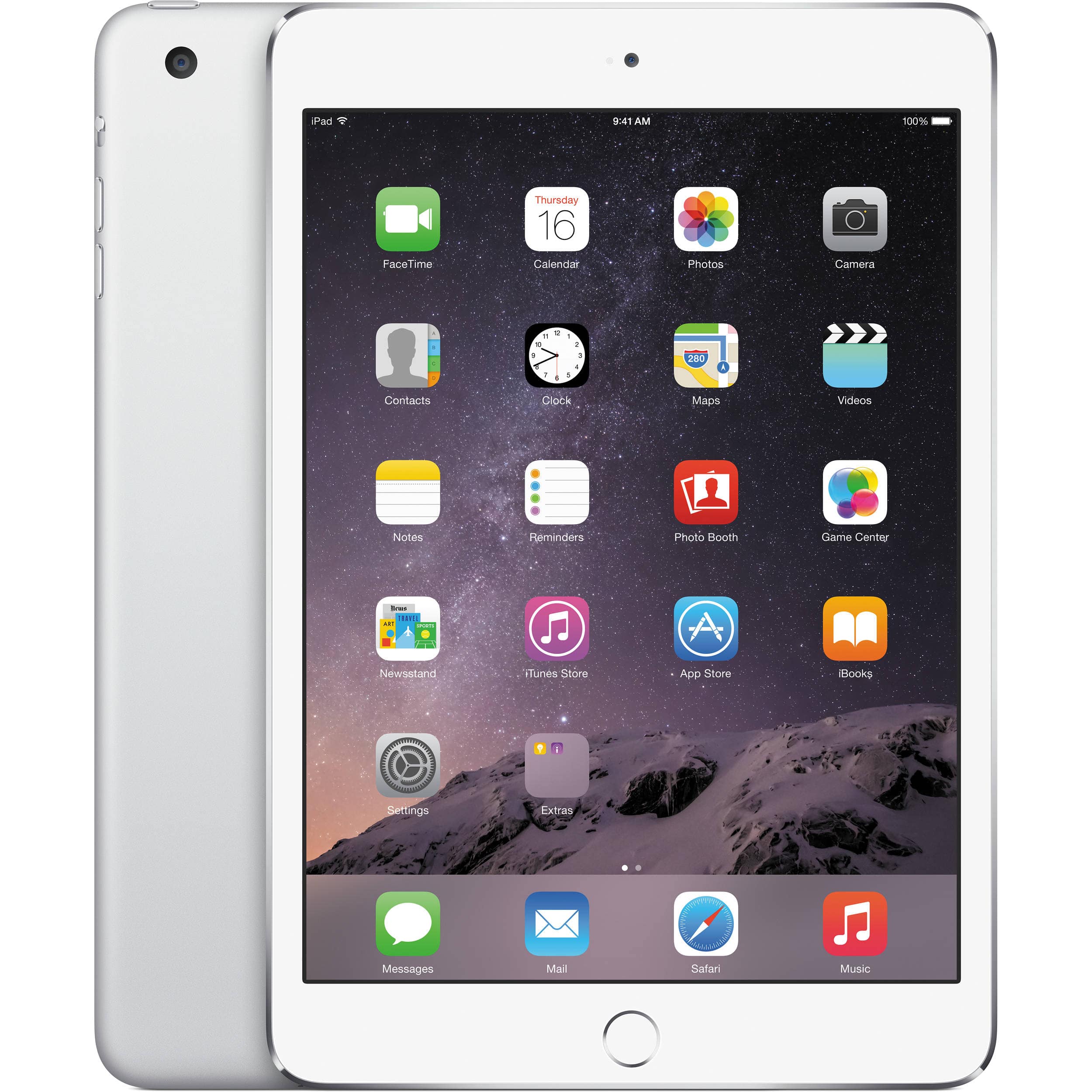 Apple iPad mini シルバー Apple Refurbished Excellent iPad mini (3rd Gen) 64GB Cellular