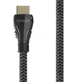 Sanus - Ultra High Speed 8K HDMI 2.1 Cable - 6.56 ft. (2m) - Black