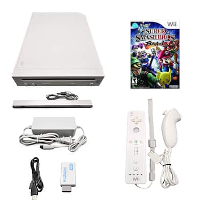 Refurbished Excellent Wii Console HD + Smash Bros. Brawl Bundle Refurbished Excellent Wii Console HD + Smash Bros. Brawl Bundle