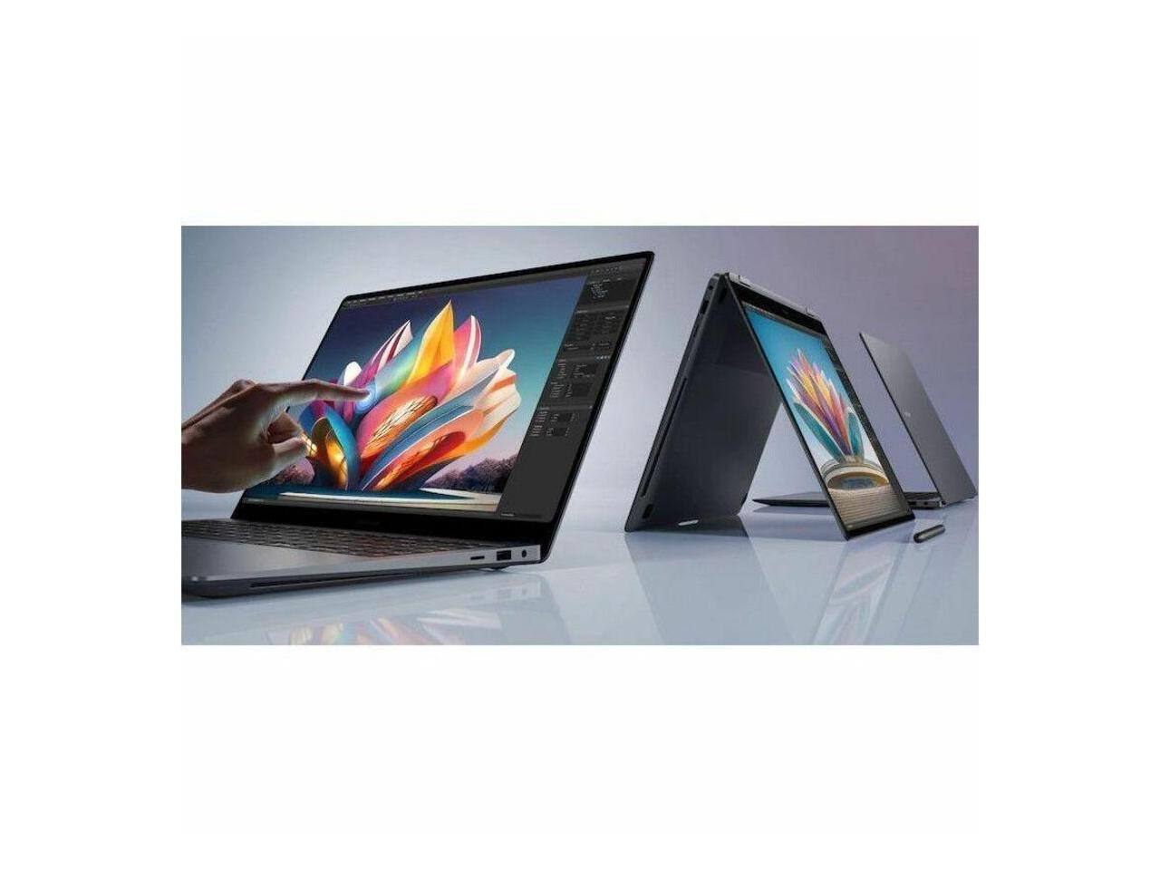 Alt View 2. Samsung - Samsung Galaxy Book4 360 15.6" Touch Convertible - Intel Core 7 - 16GB - 512GB SSD - Gray - Windows 11 - Gray.