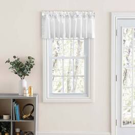 Ellis Curtain - Ellis Classic Tailored Design in a Perma Press Fabric 3" Rod Pocket Tailored Valance 86"x15" - White