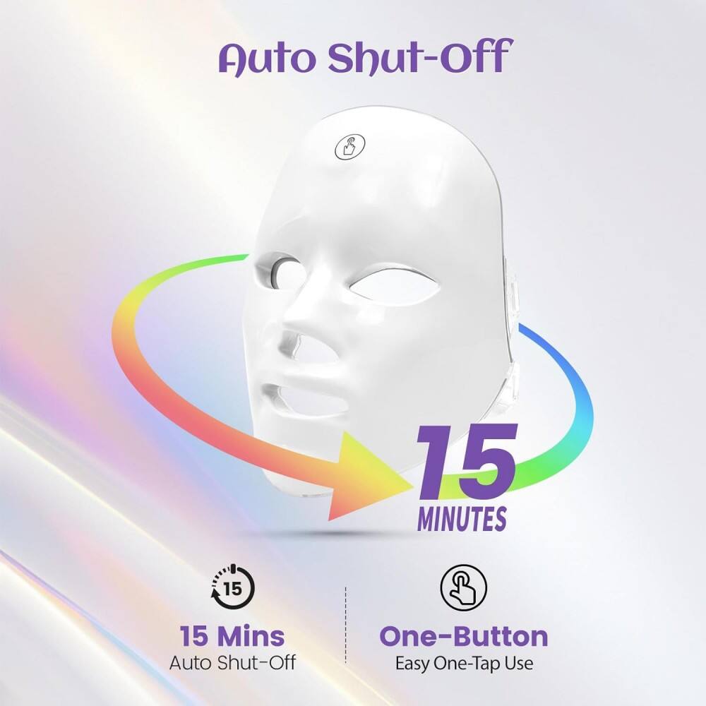 Auto Shut-Off  
15 MINUTES  
15 Mins Auto Shut-Off  
One-Button Easy One-Tap Use