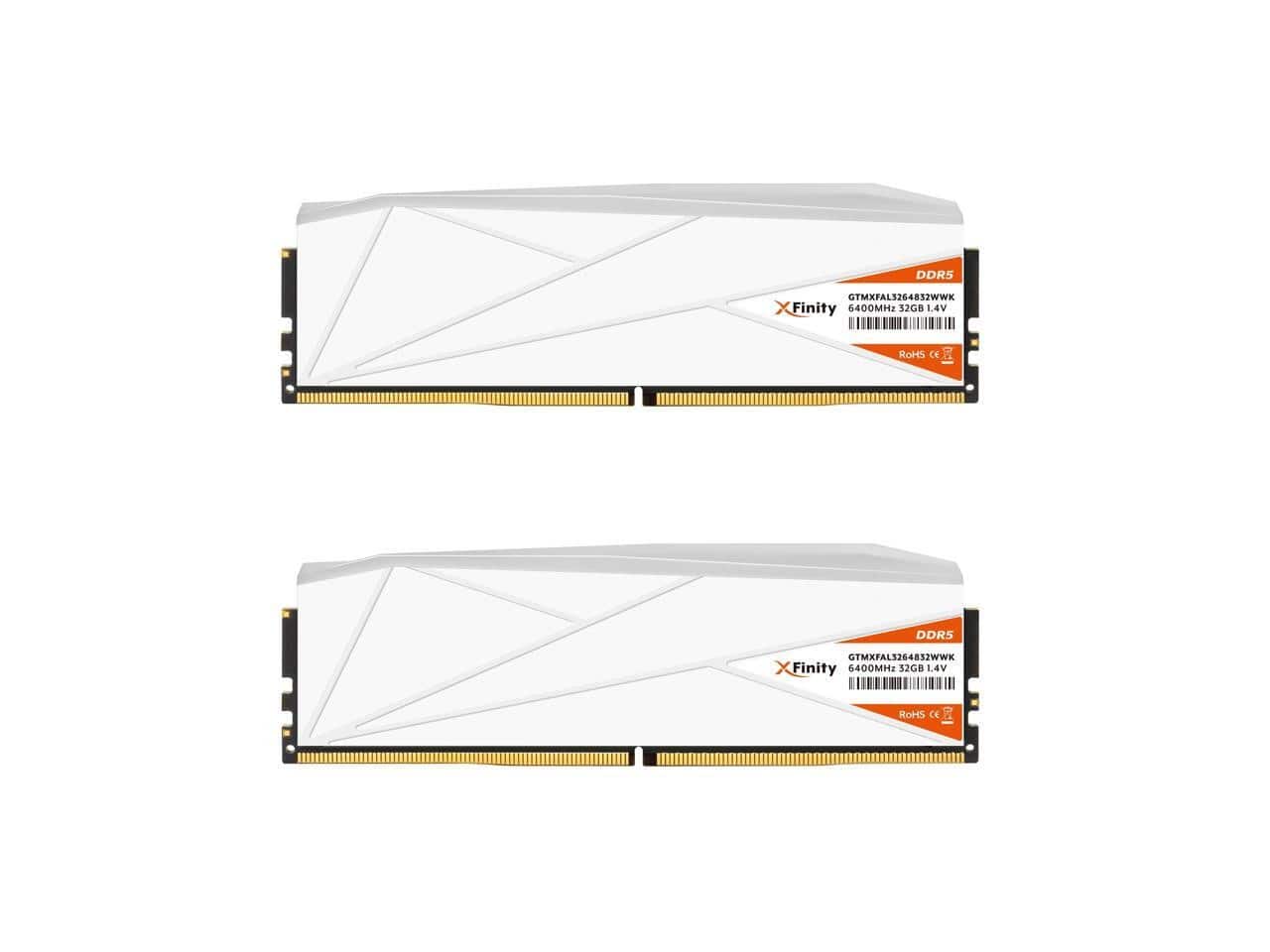 V-color DDR5-5600 16GB ホワイト DDR5 | [Manta] XSky | LOW TIMING | INTEL XMP | Gaming Memory