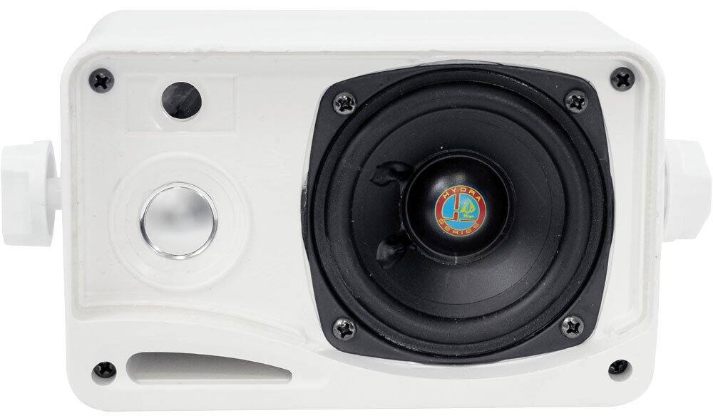 Alt View 3. Pyle - Pyle PLMR24 200W 3 Way Marine Audio Speakers Outdoor Weatherproof Pair (4 Pack).