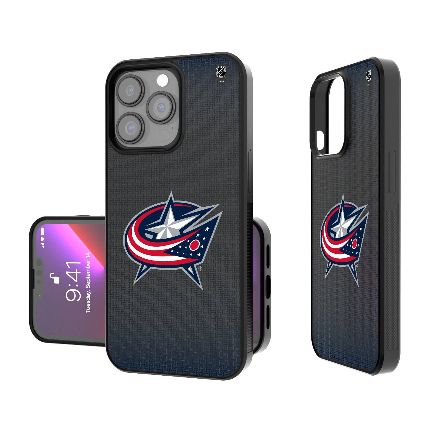 Keyscaper - NHL - Columbus Blue Jackets Linen Logo iPhone Bump Case - 13 mini - Black price history on PriceWatchPro