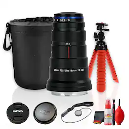 LAOWA - 25mm f/2.8 2.5-5X Ultra Macro Lens for Canon RF Full Frame + More - Black