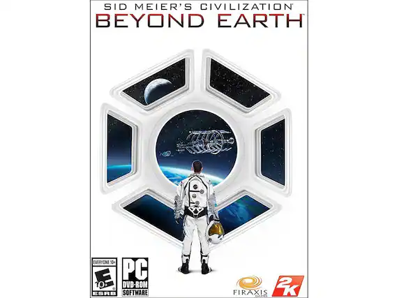 SID MEIER'S CIVILIZATION BEYOND EARTH
EVERYONE 10+
PC 10+ DVD-ROM
ESRB
SOFTWARE
FIRAXIS
2K GAMES - T (Teen 13+)