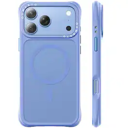 Ornarto - for iPhone 18 Pro Max Case 6.9", Slim Shockproof Translucent Matte Phone Case with MagSafe - Sea Blue
