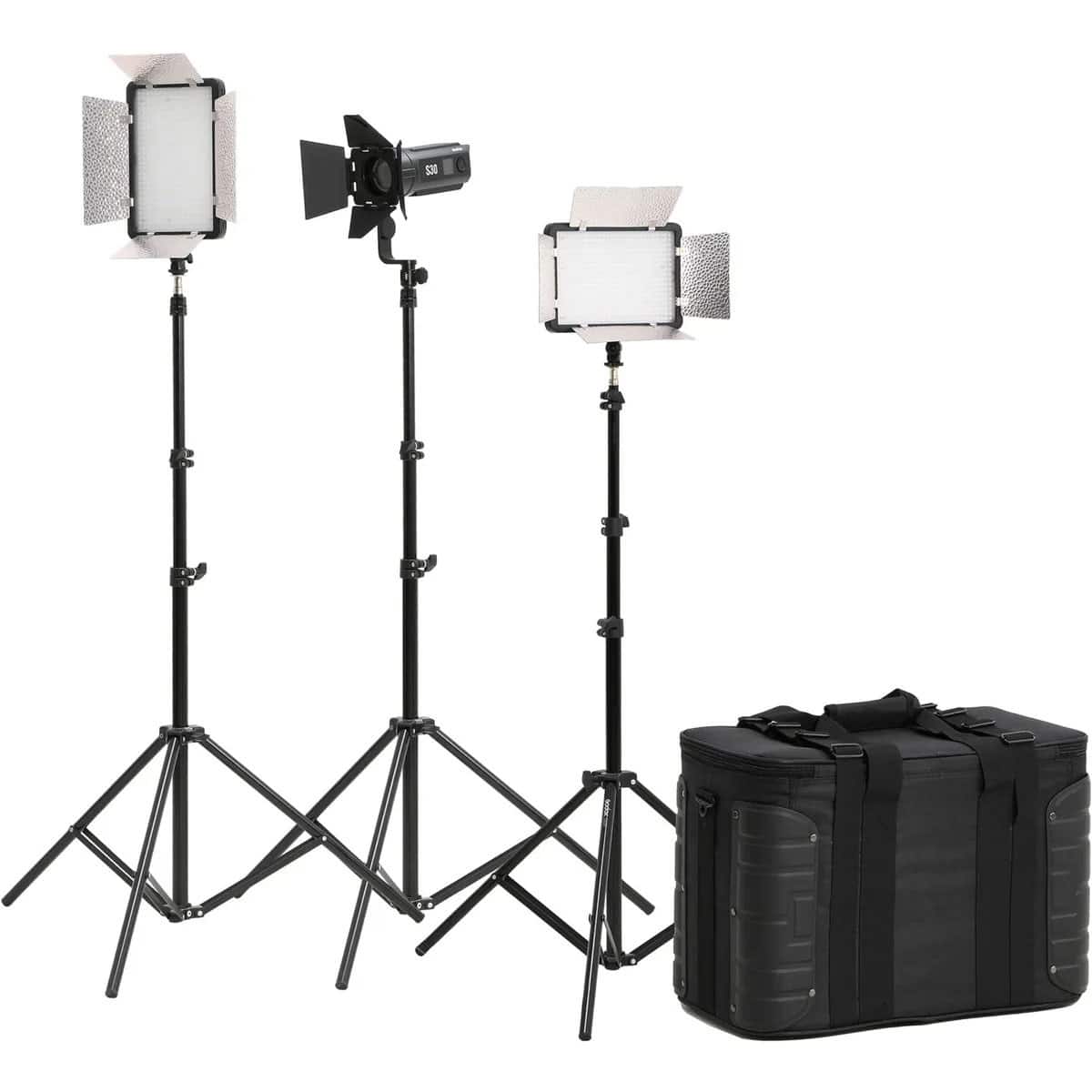 Godox - LED500LR 3-Light LED Bi-Color Video Light Kit price history on PriceWatchPro