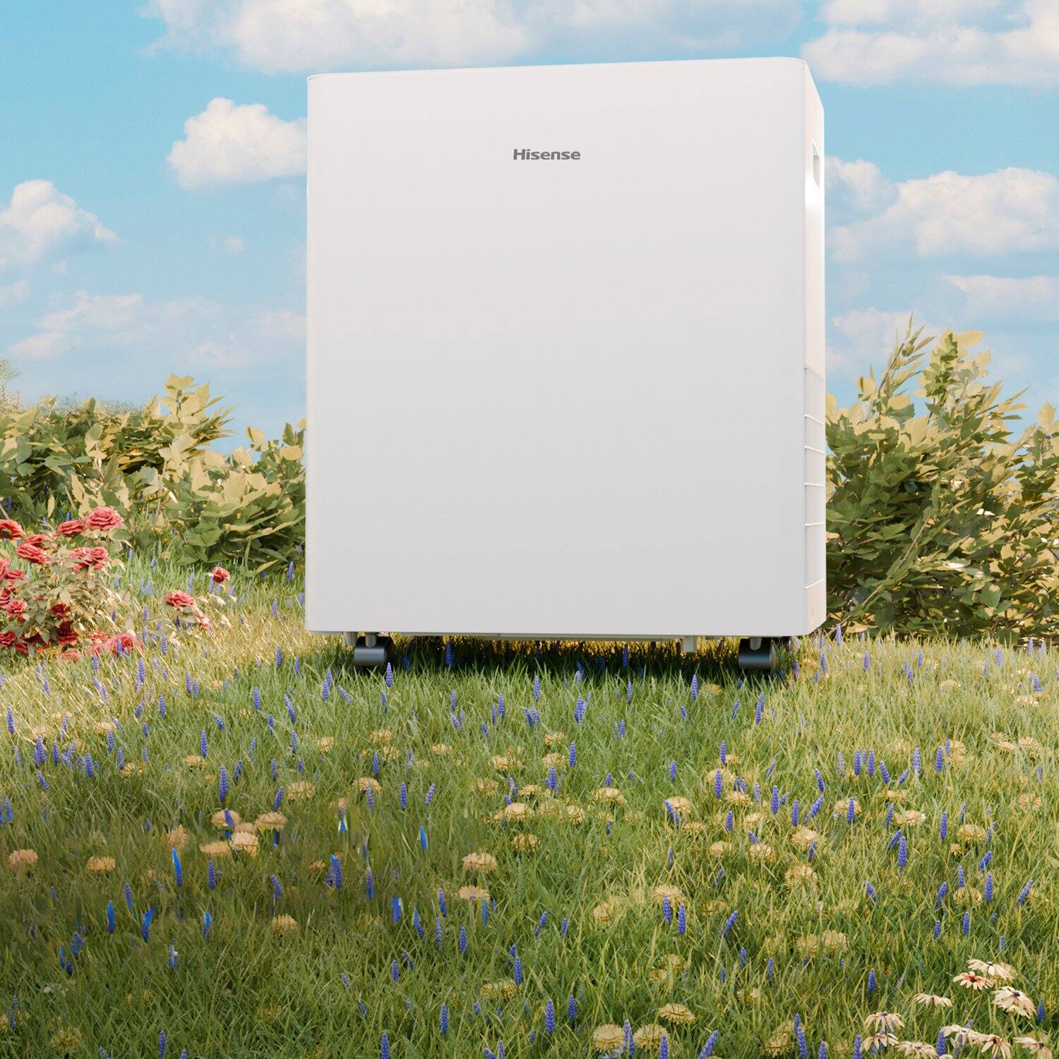 Alt View 25. Hisense - Hisense 50 Pint Lift-Up Dehumidifier in White - White.