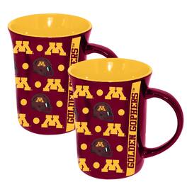 The Memory Company - Minnesota Golden Gophers 2-Pack 15oz. Line Up Ceramic Mugs - Multicolor