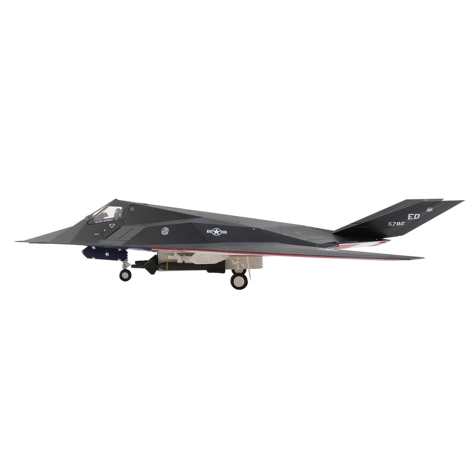 Alt View 1. Hobby Master - Lockheed YF-117 Nighthawk Stealth Aircraft "Edwards AFB" 2005 United States Air Force 1/72 Diecast Model by Hobby Master.
