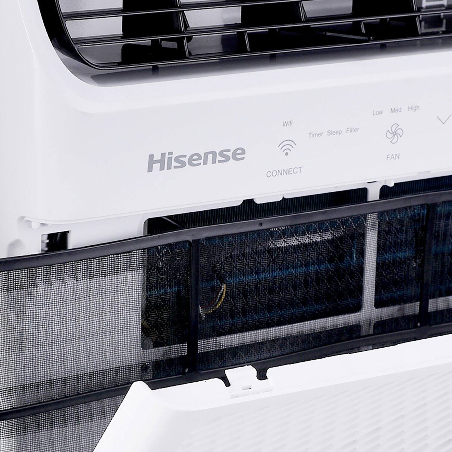 Hisense CONNECT  
Wifi Timer Sleep Filter  
Low Med High  
FAN