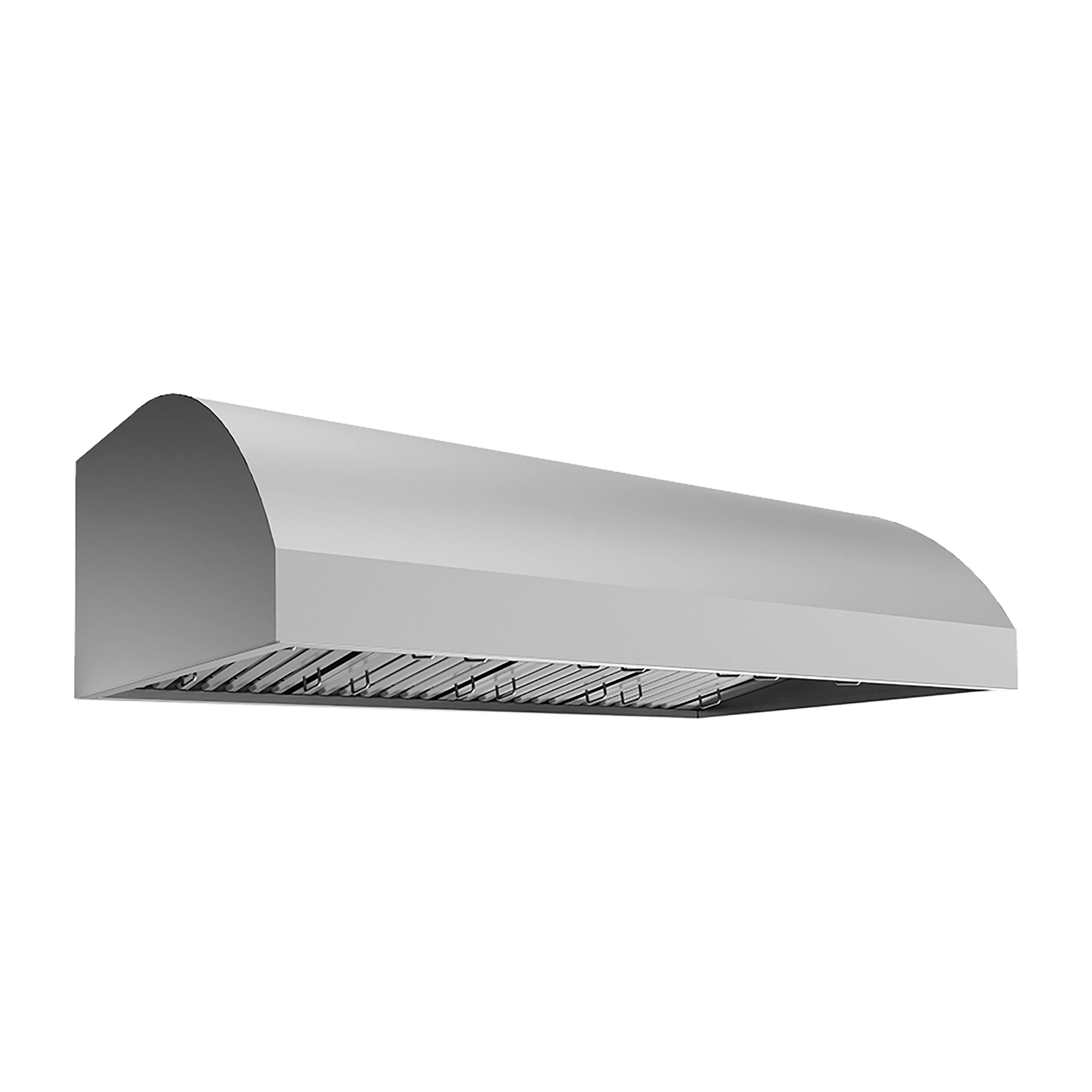 Left. ZLINE - ZLINE 60 in. Under Cabinet Outdoor Grill Hood (GOU2-60) - Stainless Steel.
