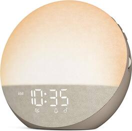 Dazzed Corner - Sunrise Alarm Clock White Machine - Cocoa