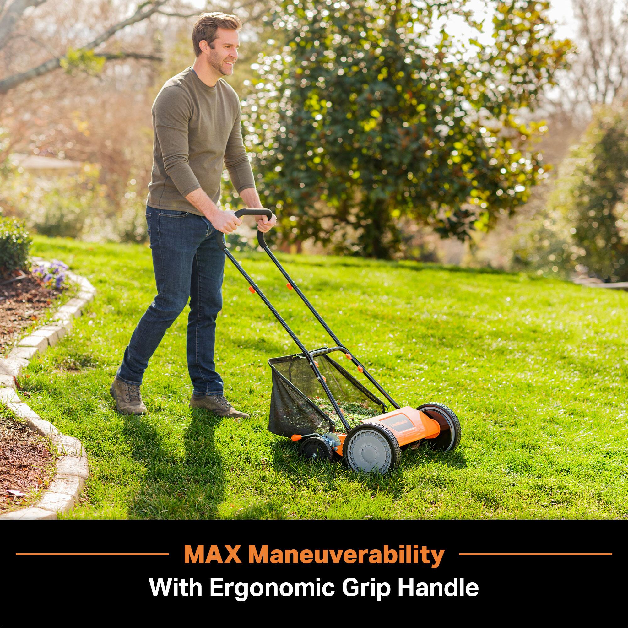 MAX Maneuverability  
With Ergonomic Grip Handle