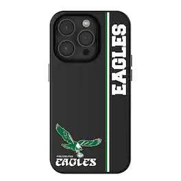 Keyscaper - NFL - Philadelphia Eagles Throwback Logo iPhone Magnetic Bump Case - 15 - Black
