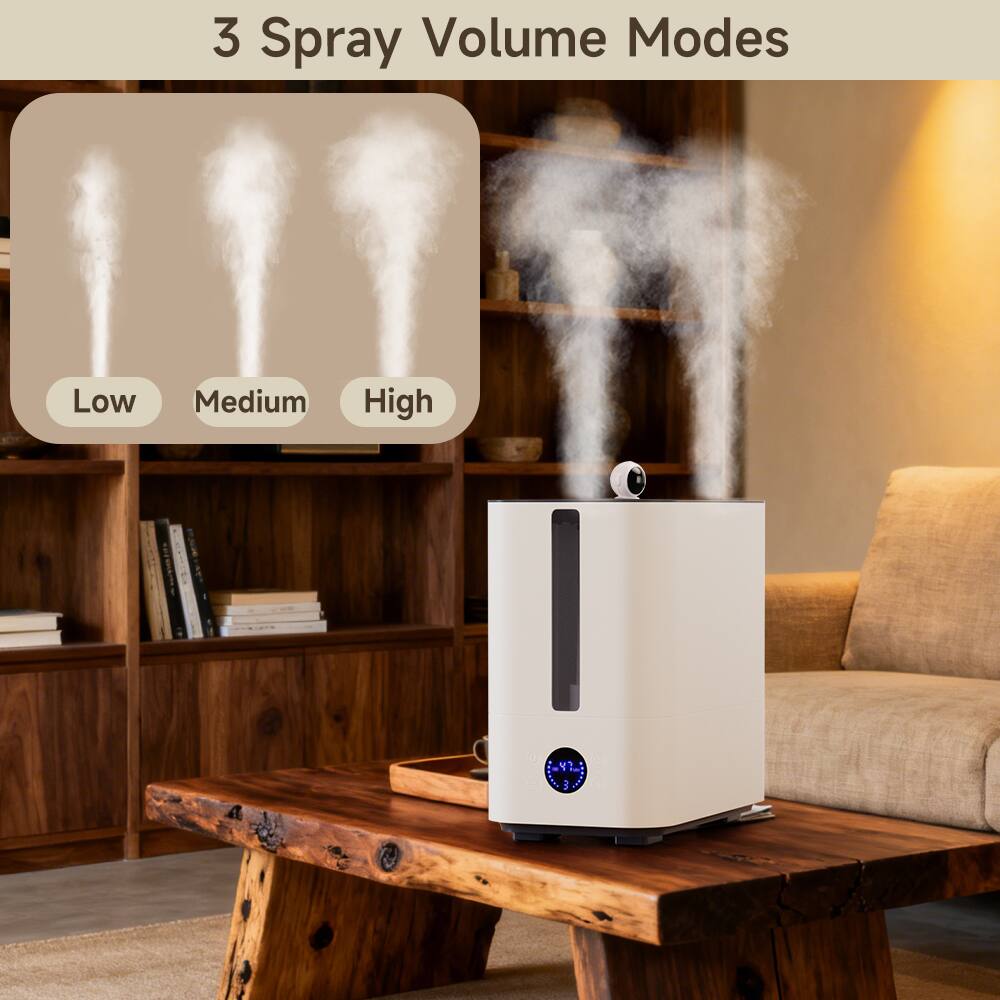 3 Spray Volume Modes  
Low Medium High