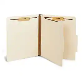 Staples - Staples® Classification Folder, 1-Dividers, 1 3/4" Expansion, Letter Size, 10/Box (ST384873/384873) - Manila