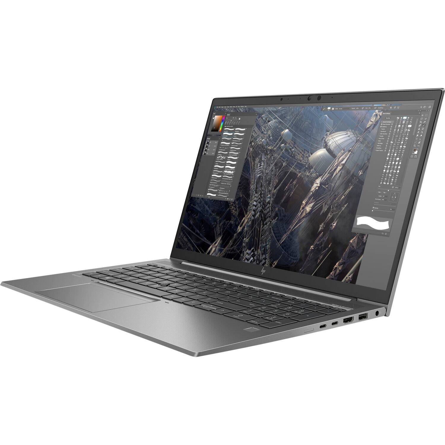 Alt View 2. HP - ZBook Firefly ZBook Firefly Laptop 15.6 FHD Display (i7-1165G7, 16GB, 512GB SSD, Win 11 Pro) - Graphite Grey.