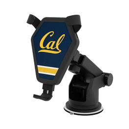 Keyscaper - Cal Bears Linen Stripe Wireless Car Charger - Black