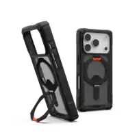 UAG - Plasma XTE Series Case with Magsafe for Apple iPhone 17 Pro - Black/Orange - Front_Zoom