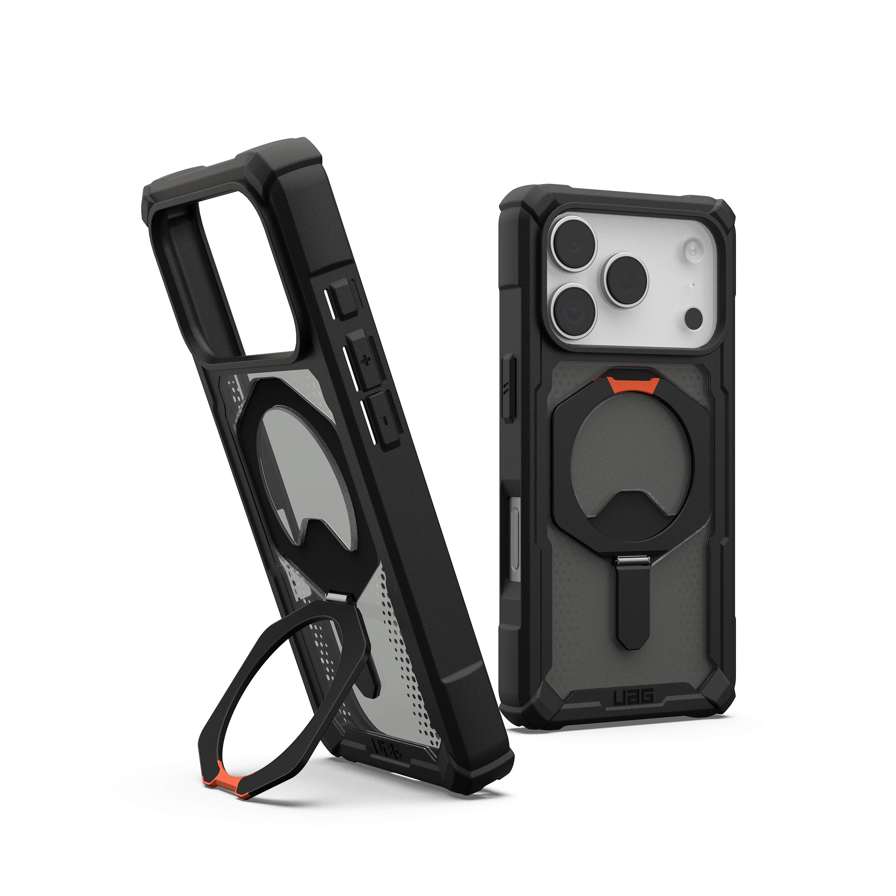 UAG - Plasma XTE Series Case with Magsafe for Apple iPhone 17 Pro - Black/Orange