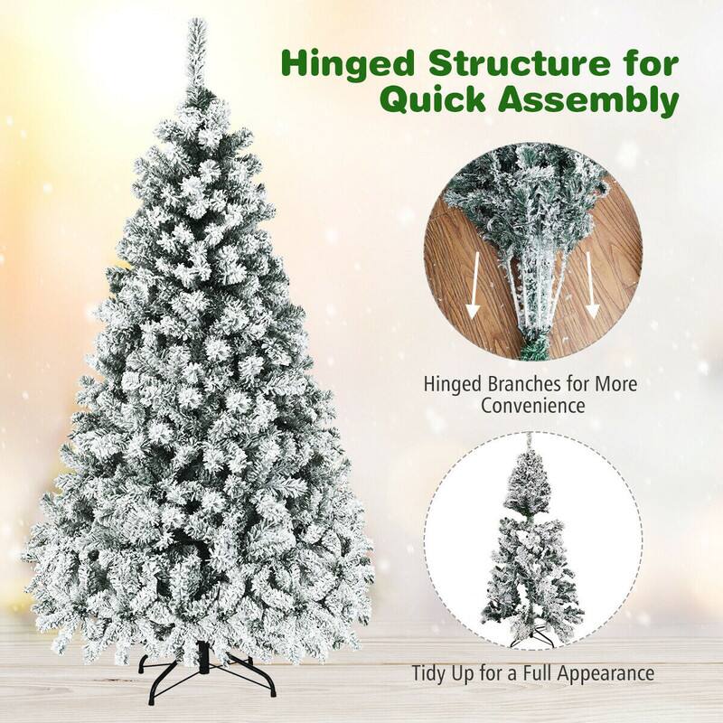 Hinged Structure for Quick Assembly  
Hinged Branches for More Convenience  
Tidy Up for a Full Appearance
