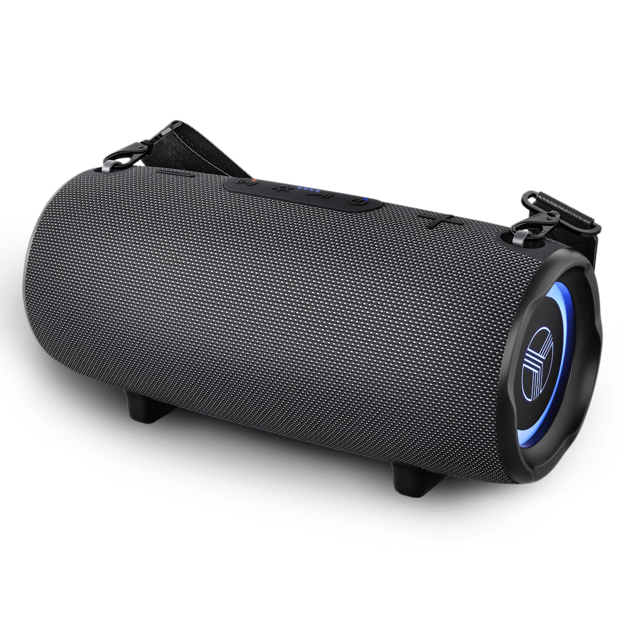 TREBLAB - HD-Max Ultra Loud Wireless Speaker - 60W Stereo Sound with Deep Bass, 20H Playtime, Powerbank, Waterproof, Bluetooth 5.3 - Gray