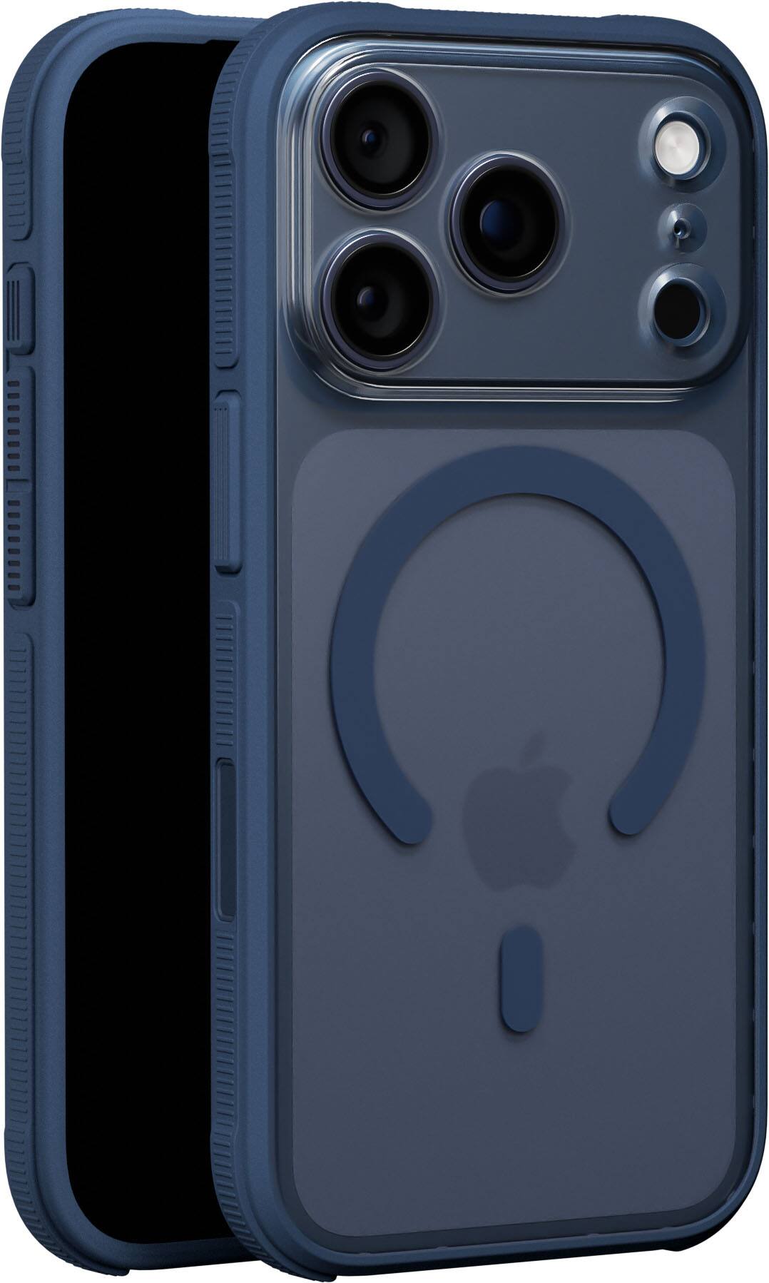 Angle. dbrand - Ghost Case with MagSafe for Apple iPhone 17 Pro - Blue.