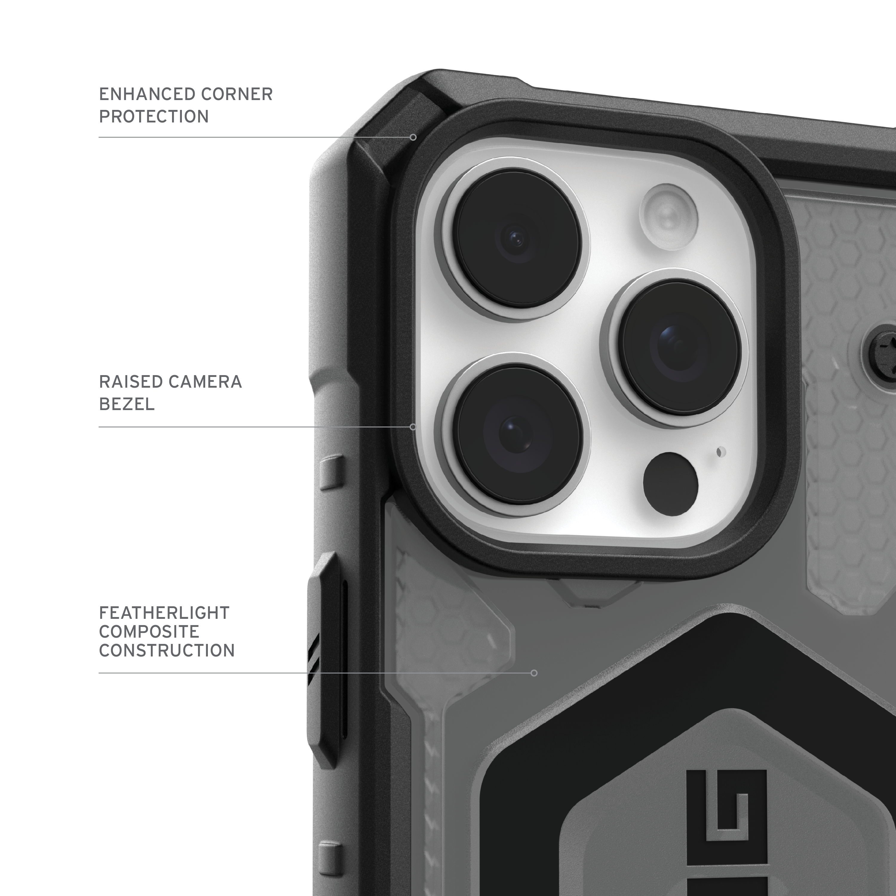 UAG Pathfinder Clear Case with Magsafe for Apple iPhone 16