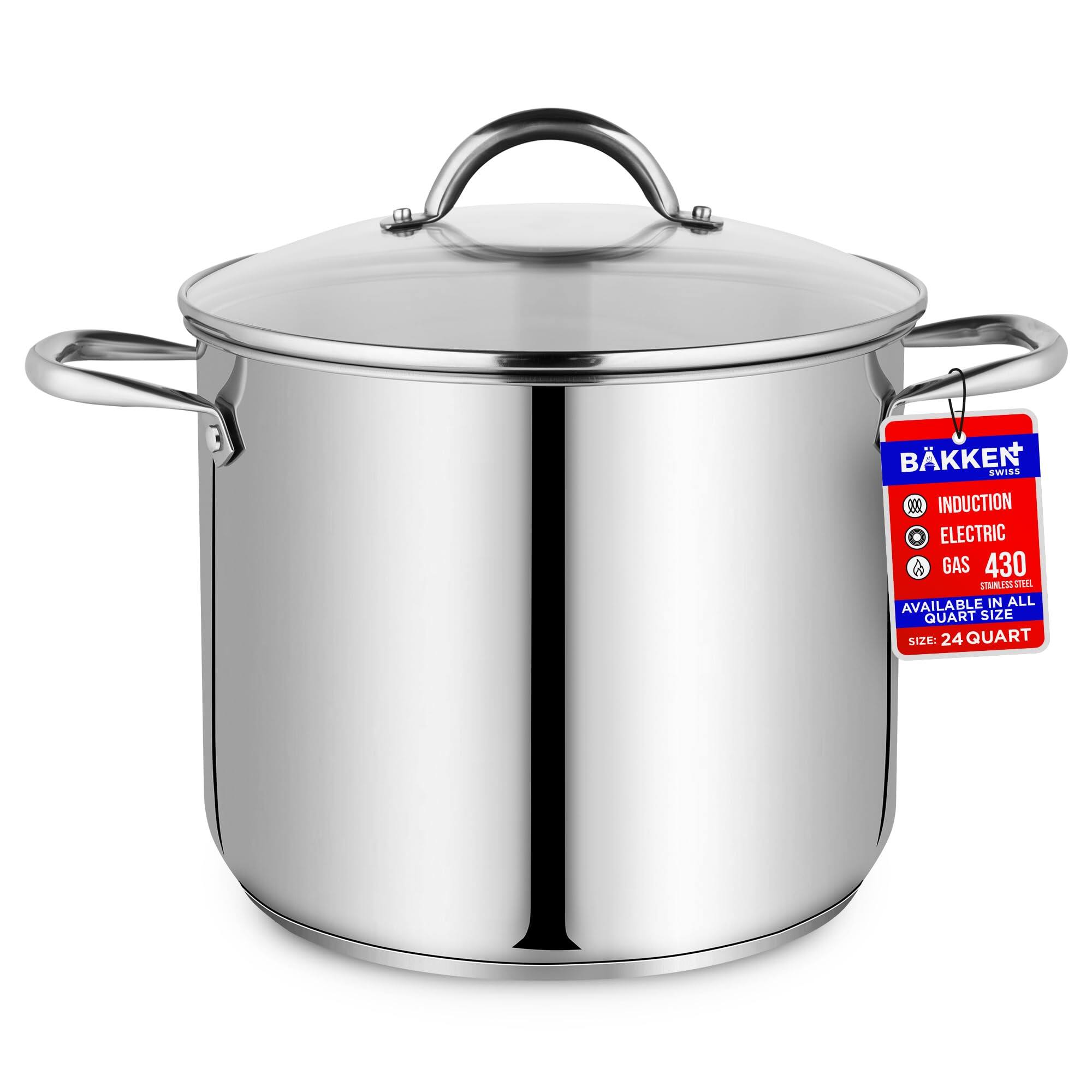 BAKKEN SWISS INDUCTION ELECTRIC GAS 430 STAINLESS IN ALL SIZE AVAILABLE IN SIZE: 2 QUART