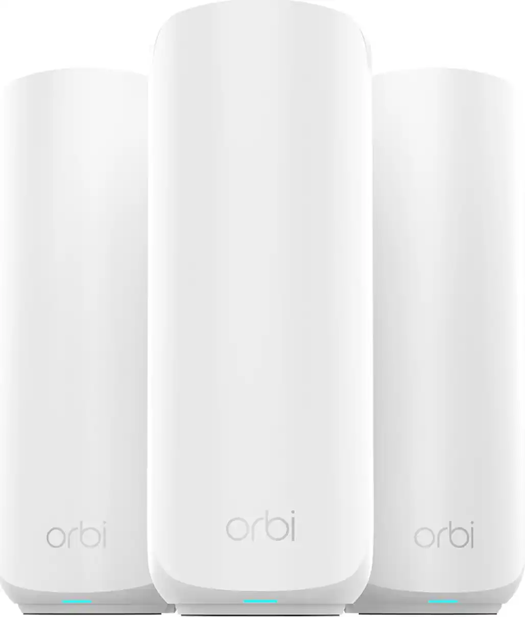 NETGEAR - Orbi 260 Series BE3600 Dual-Band Mesh Wi-Fi 7 System (3-pack) - White