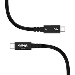 CalDigit - 6.56' 240W Thunderbolt 5 USB-C Braided Pro Cable, Black