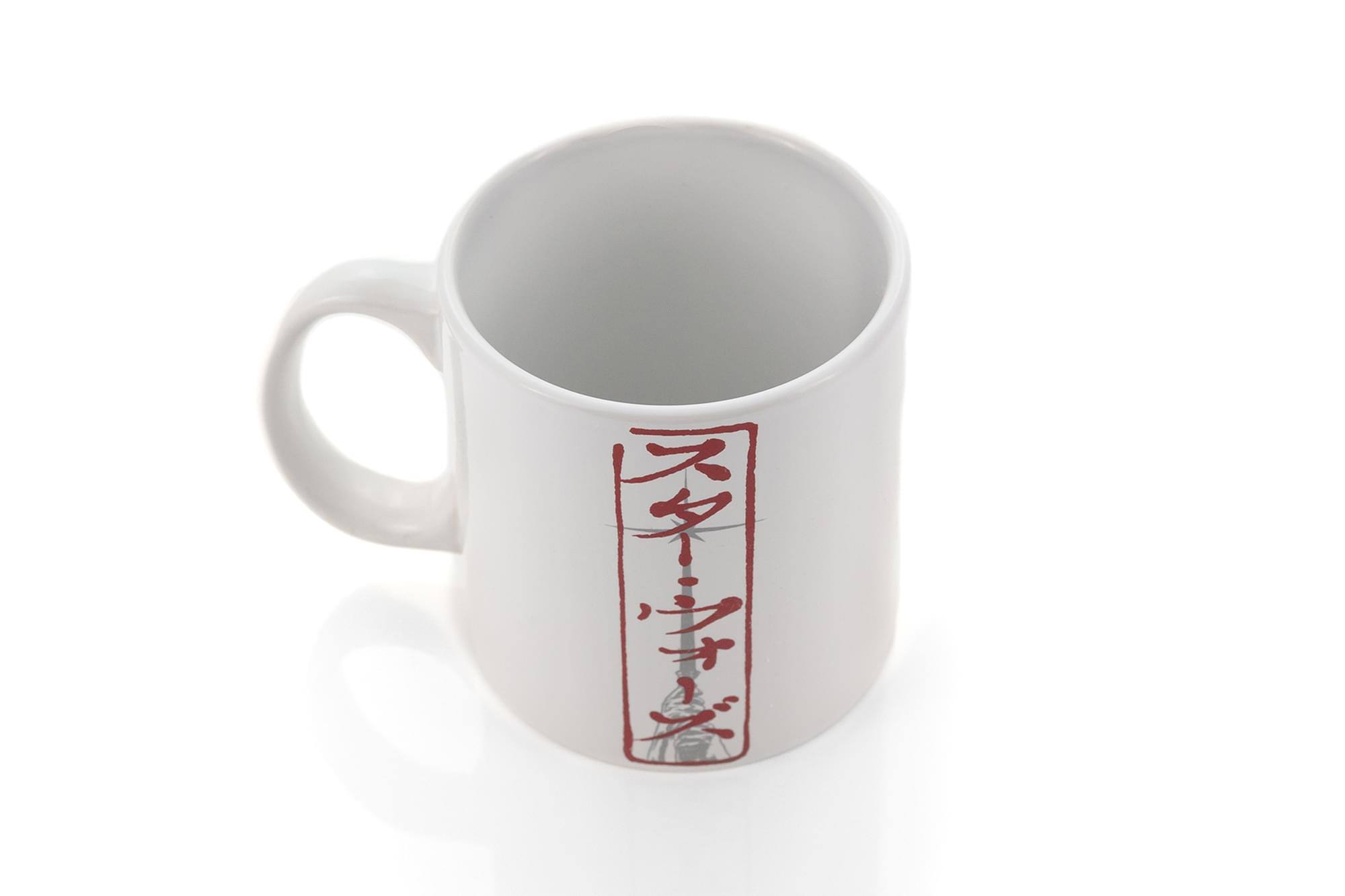 Alt View 2. Star Wars - Star Wars Kanji Lightsaber Ceramic Coffee Mug - White.