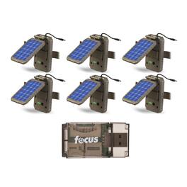 Stealth Cam - Lithium Solar Power Panel (6-Pack) with Card Reader