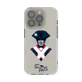 Keyscaper - NFL - New England Patriots - iPhone Clear Case - 16e - Multicolor